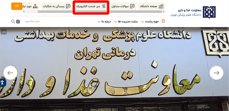 سایت غذارودارو تهران